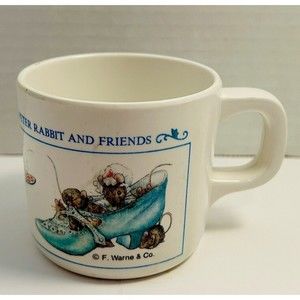 **Storage Find**Vintage-EDEN-Peter Rabbit & Friends-Melamine Child Mug/Cup-Used